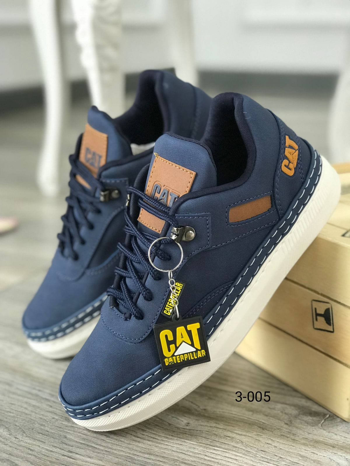 Zapatos Cat Casuales Dos Costuras