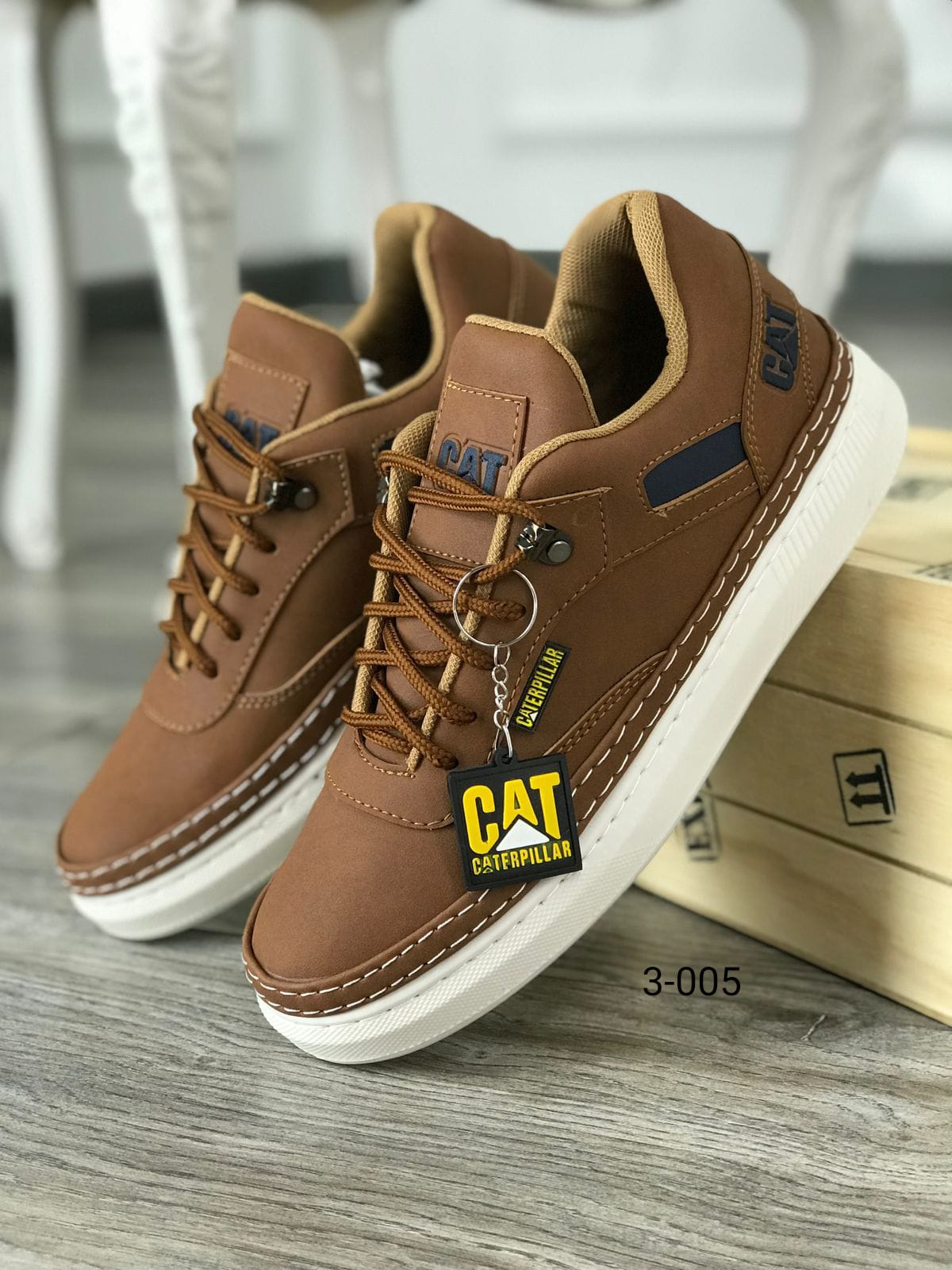 Zapatos Cat Casuales Dos Costuras